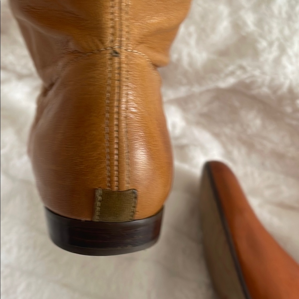 Patchwork Leather Boots - image 7